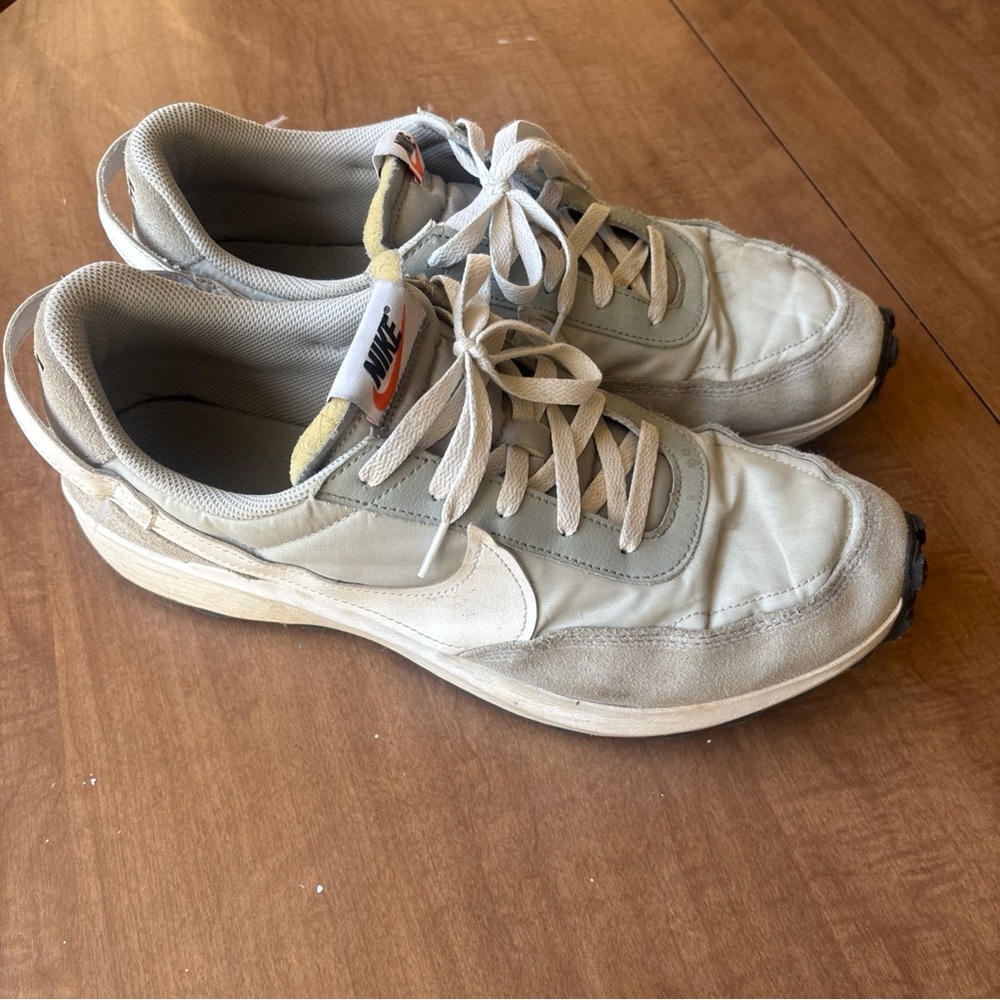 Nike Gray and White Athletic Shoes 13
